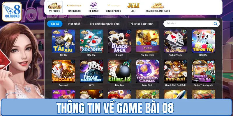 Thông tin về game bài O8